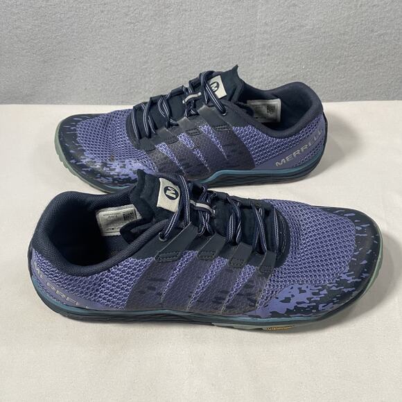 Merrell Trail Glove 5 Blue Indigo Vibram Barefoot Hiking Shoes Women's Size 10 - Picture 5 of 10